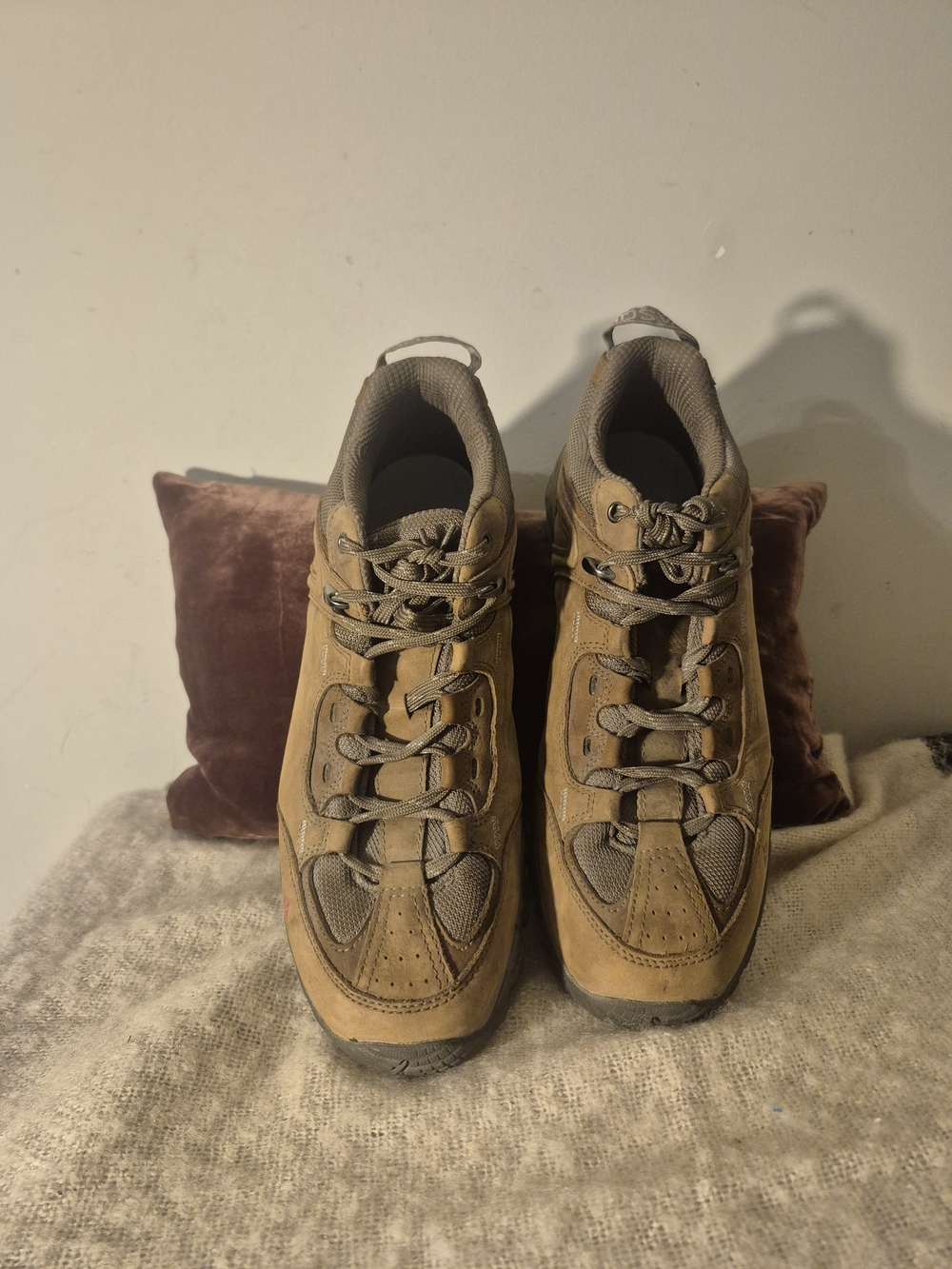 Vasque Mantra 2.0 brown leather trail hiking shoes 7066 Men's size 11M
